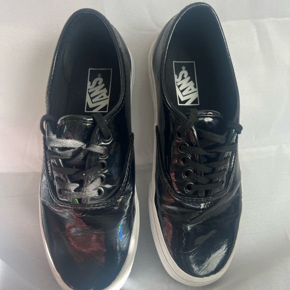 Vans Black Patent Leather Sneakers - Picture 4 of 7